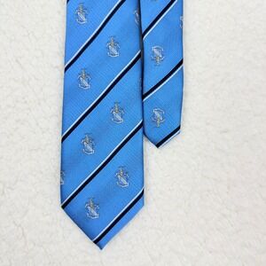 Phi Delta Theta Puccini Crest Striped Necktie OS Blue Microfiber